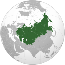 Location of Union of Soviet Socialist Republics