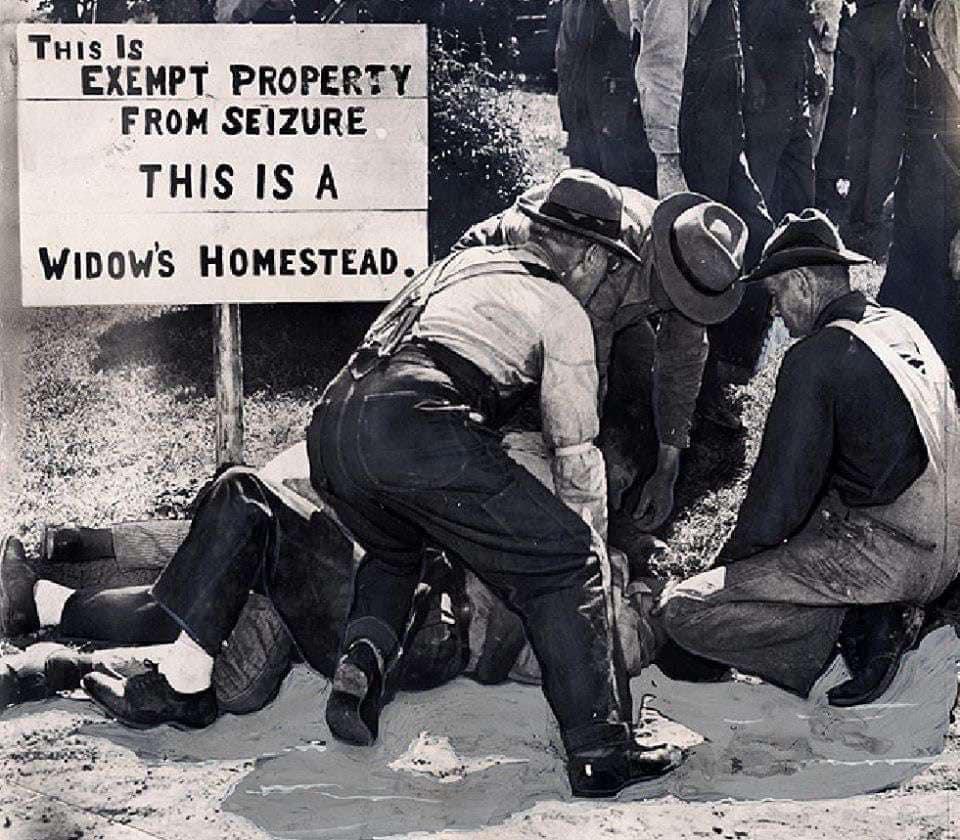Widows Homestead Eviction Defense 1952.jpg
