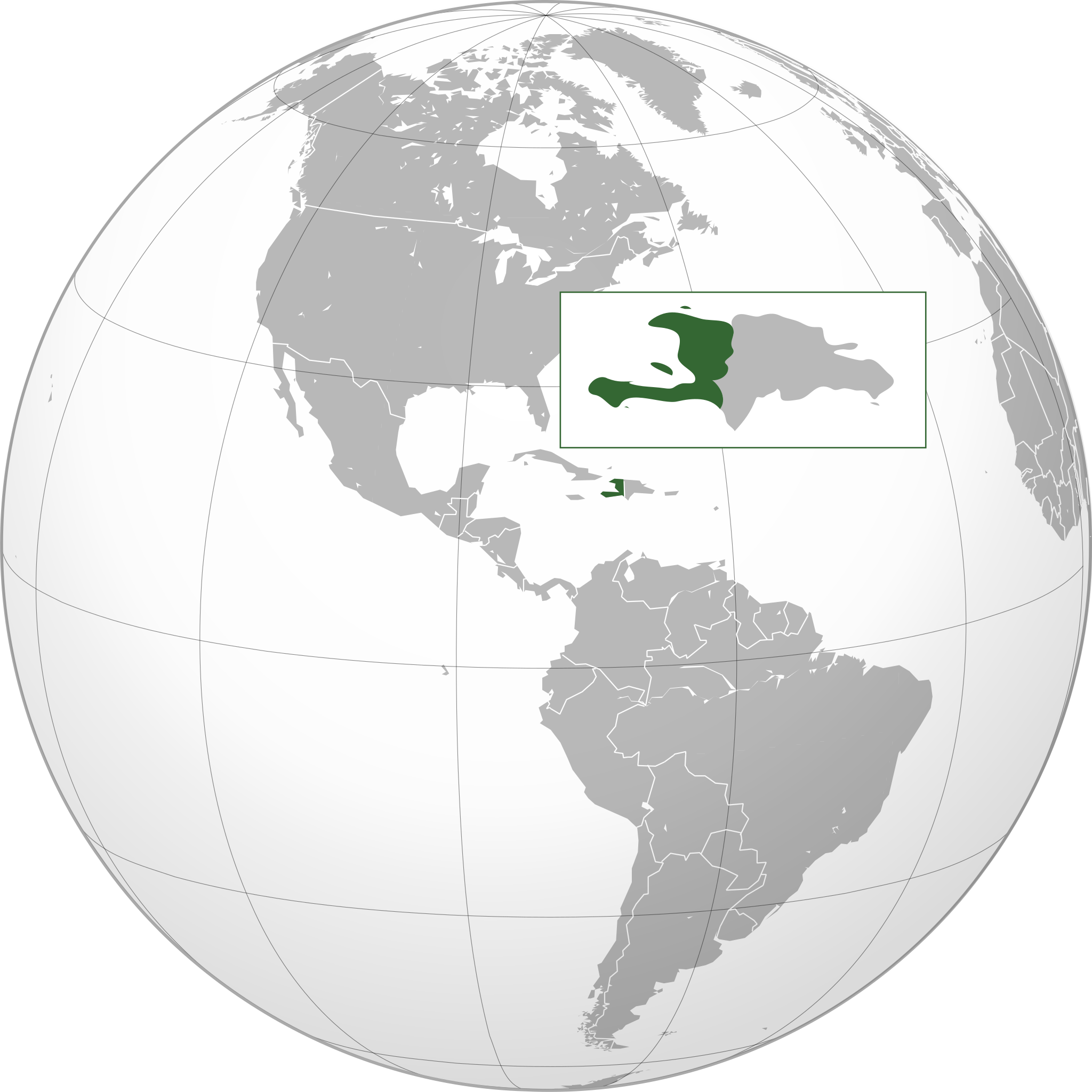 Location of Republic of Haiti
