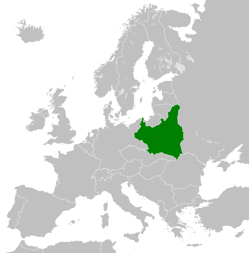 Location of Republic of Poland