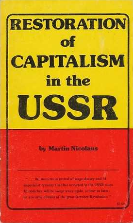 Restoration of capitalism in the USSR book cover.png