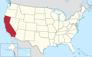 Location of State of California