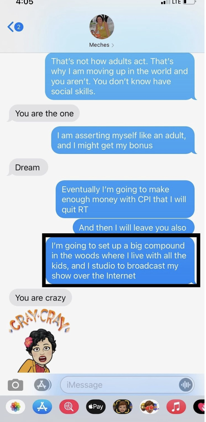 Caleb Maupin text to wife.png