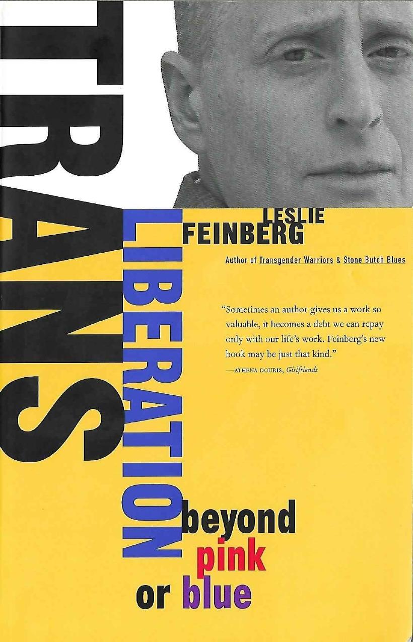 Thumbnail for File:Trans Liberation- Beyond Pink or Blue Cover.jpg