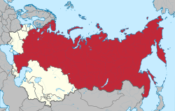 Location of Russian Soviet Federative Socialist Republic
