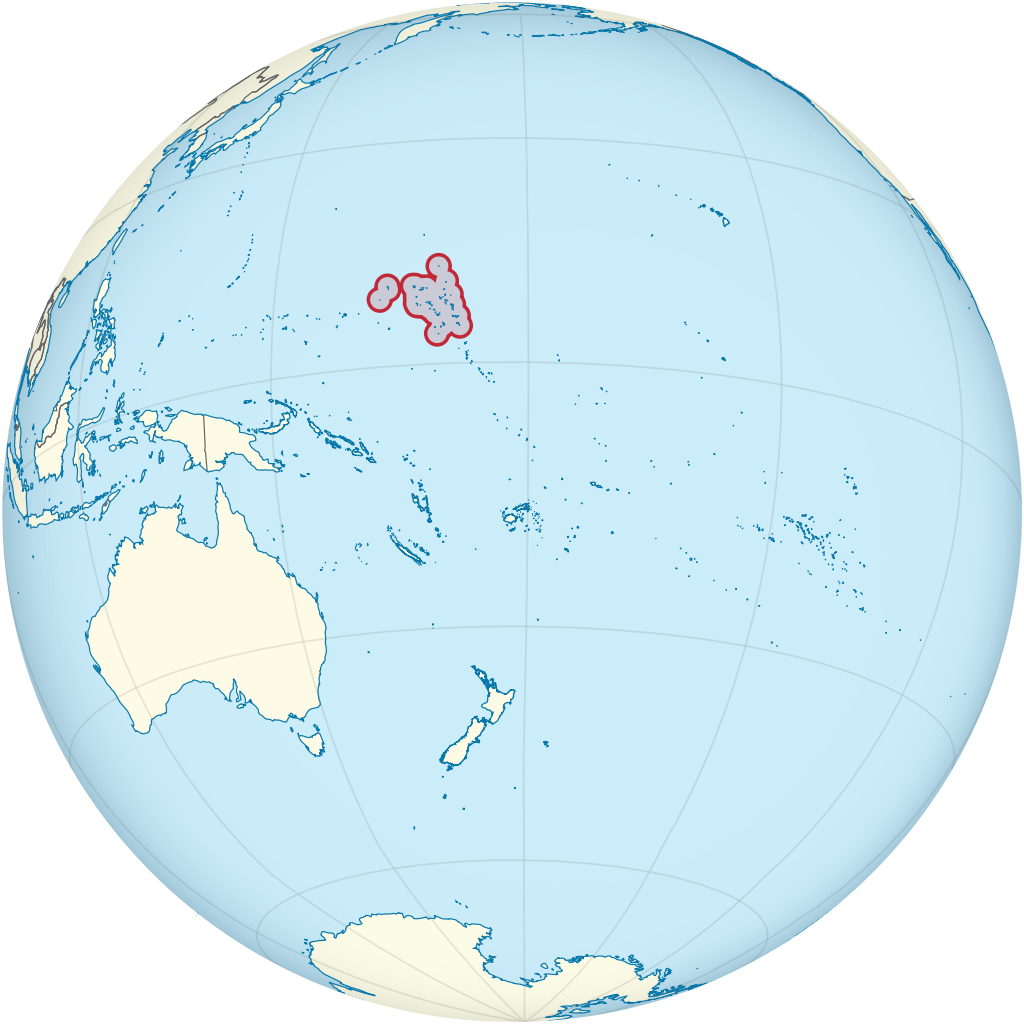 Location of Republic of the Marshall Islands