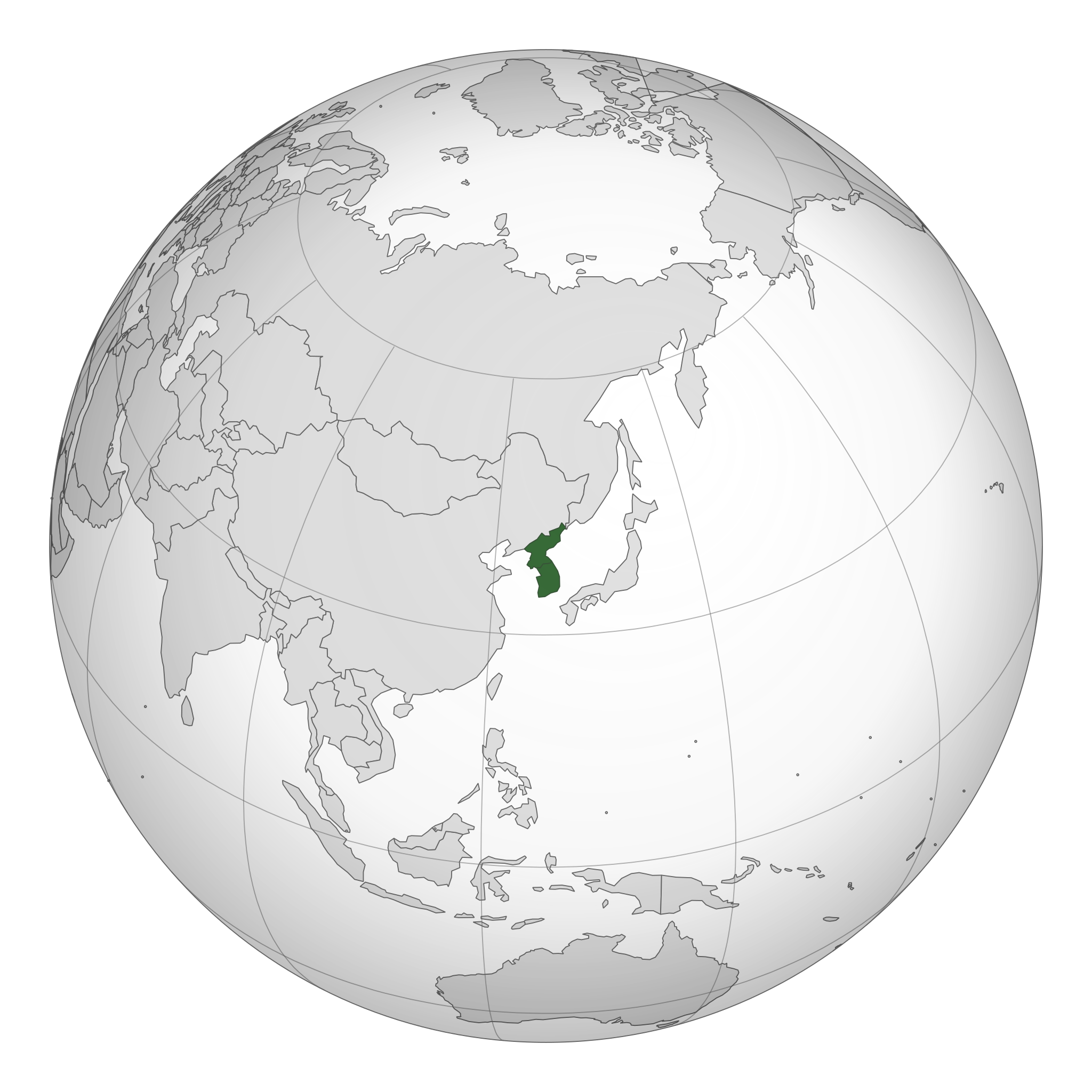 Location of Korea