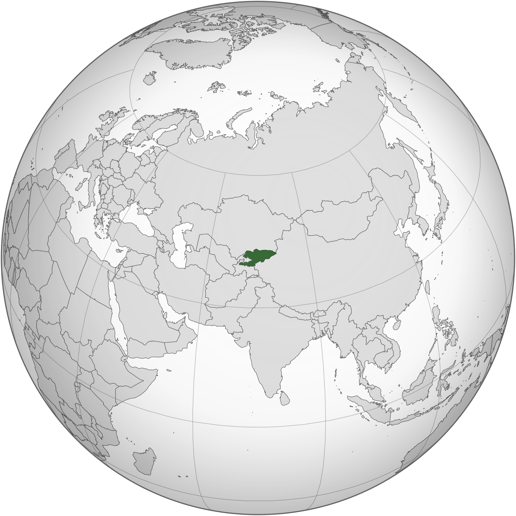 Kyrgyzstan is a small country south of Kazakhstan, east of Uzbekistan, north of Tajikistan, and west of China.