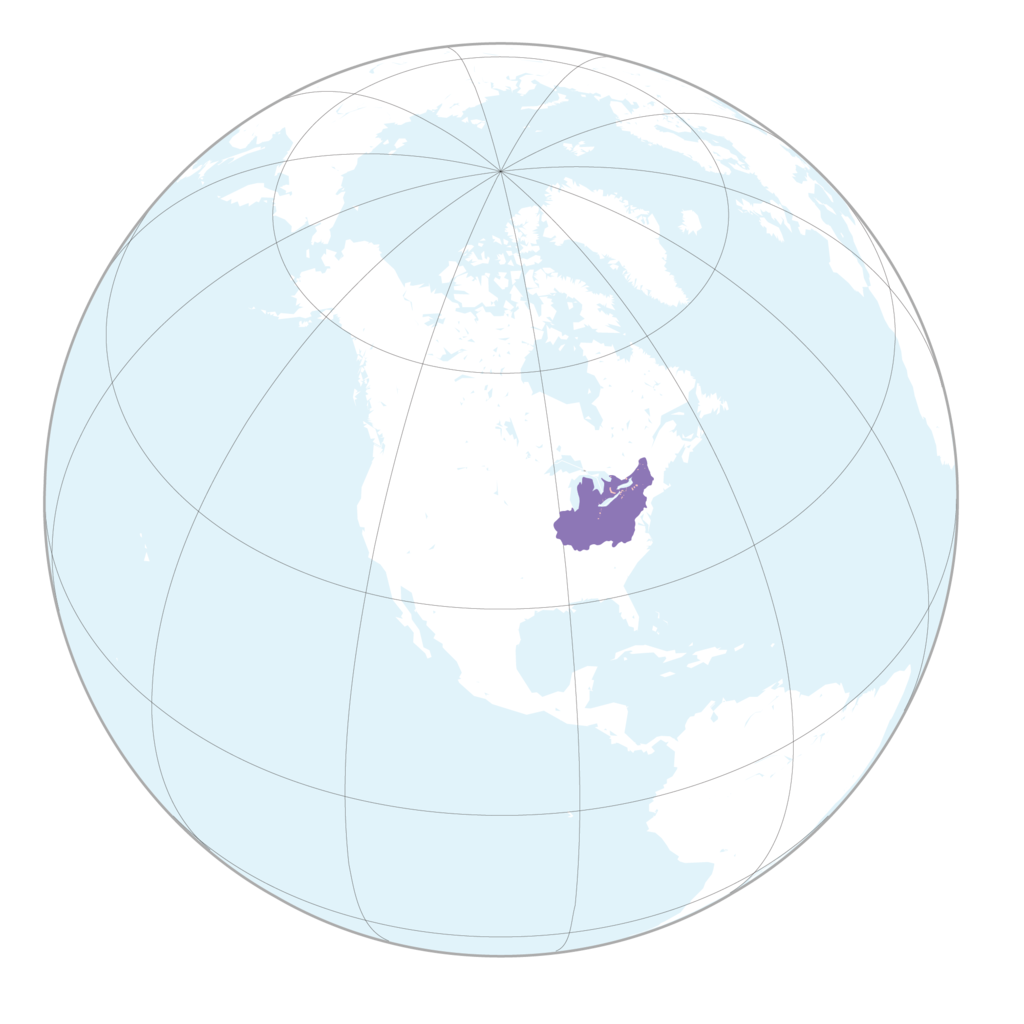 Location of Haudenosaunee Confederacy