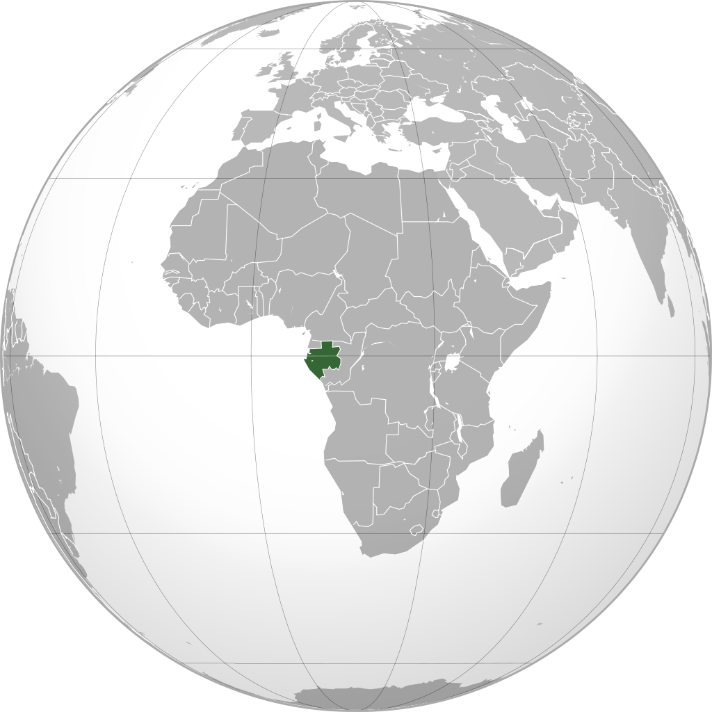 Location of Gabonese Republic