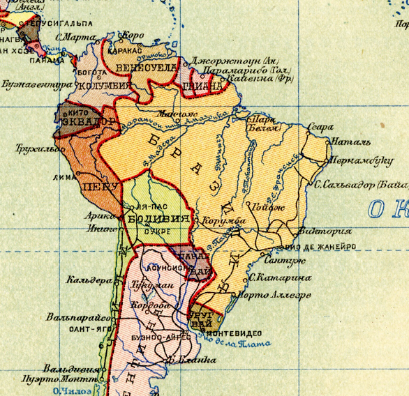 Map of brazil from soviet atlas 1928.png