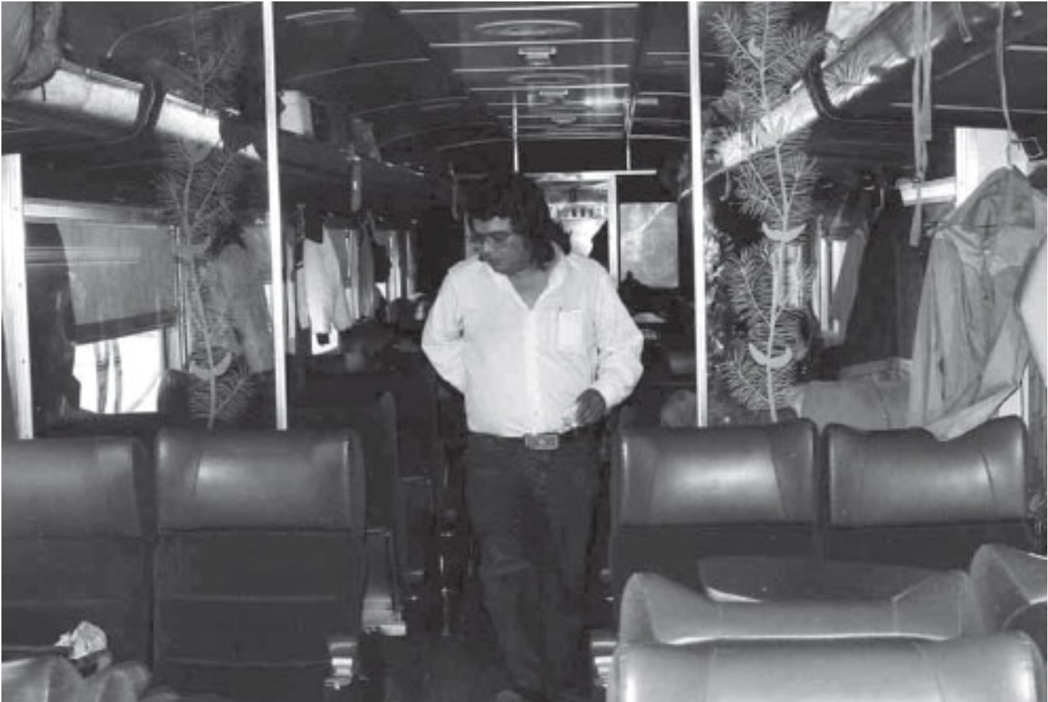 Chief Robert (Bobby) Manuel on the Constitution Express in November 1980