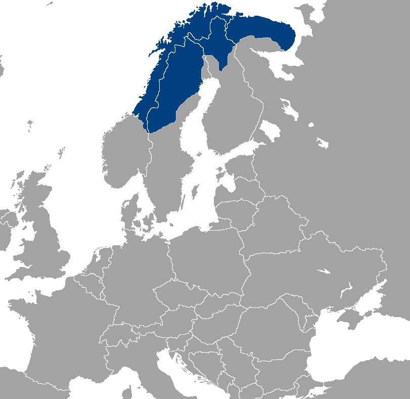 Location of Sápmi