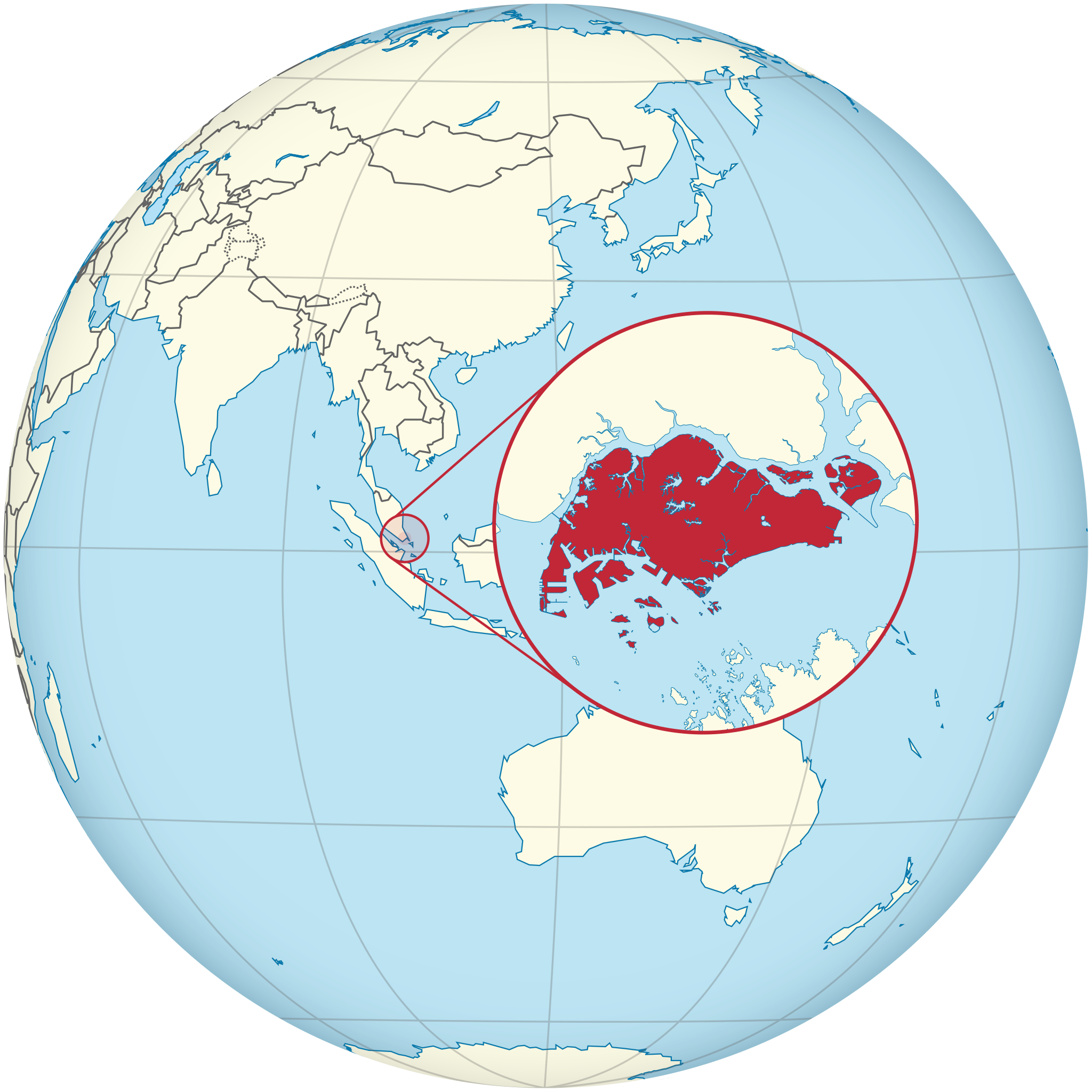 Location of Republic of Singapore