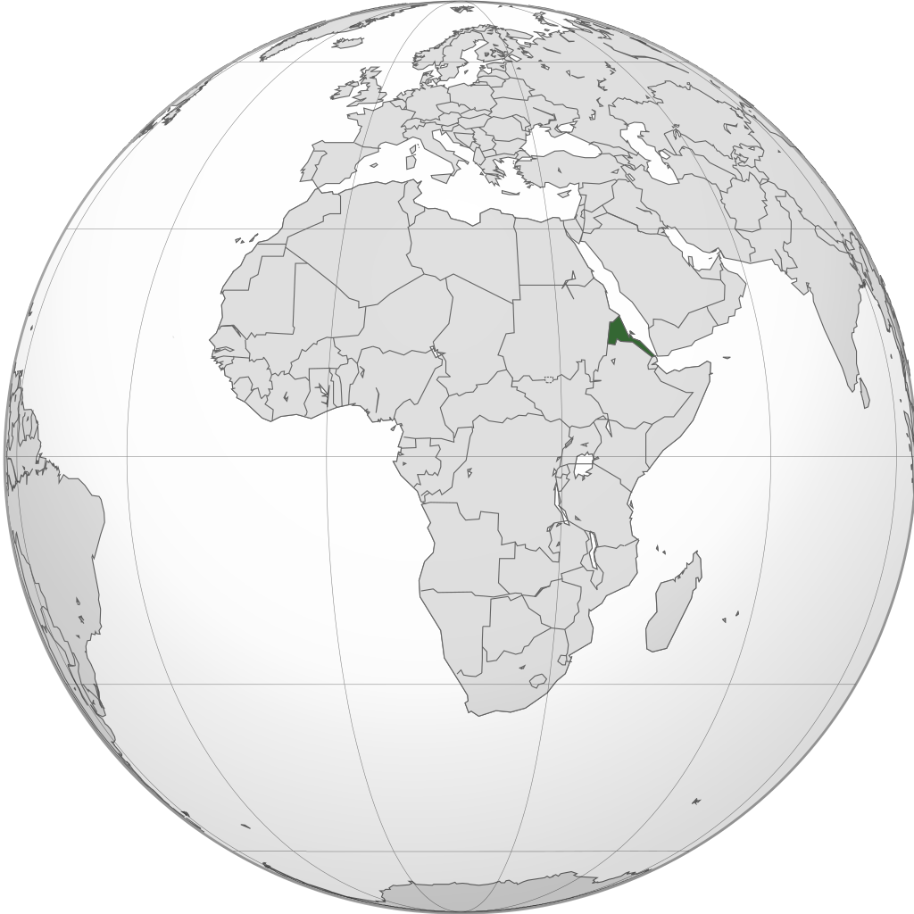 Location of State of Eritrea