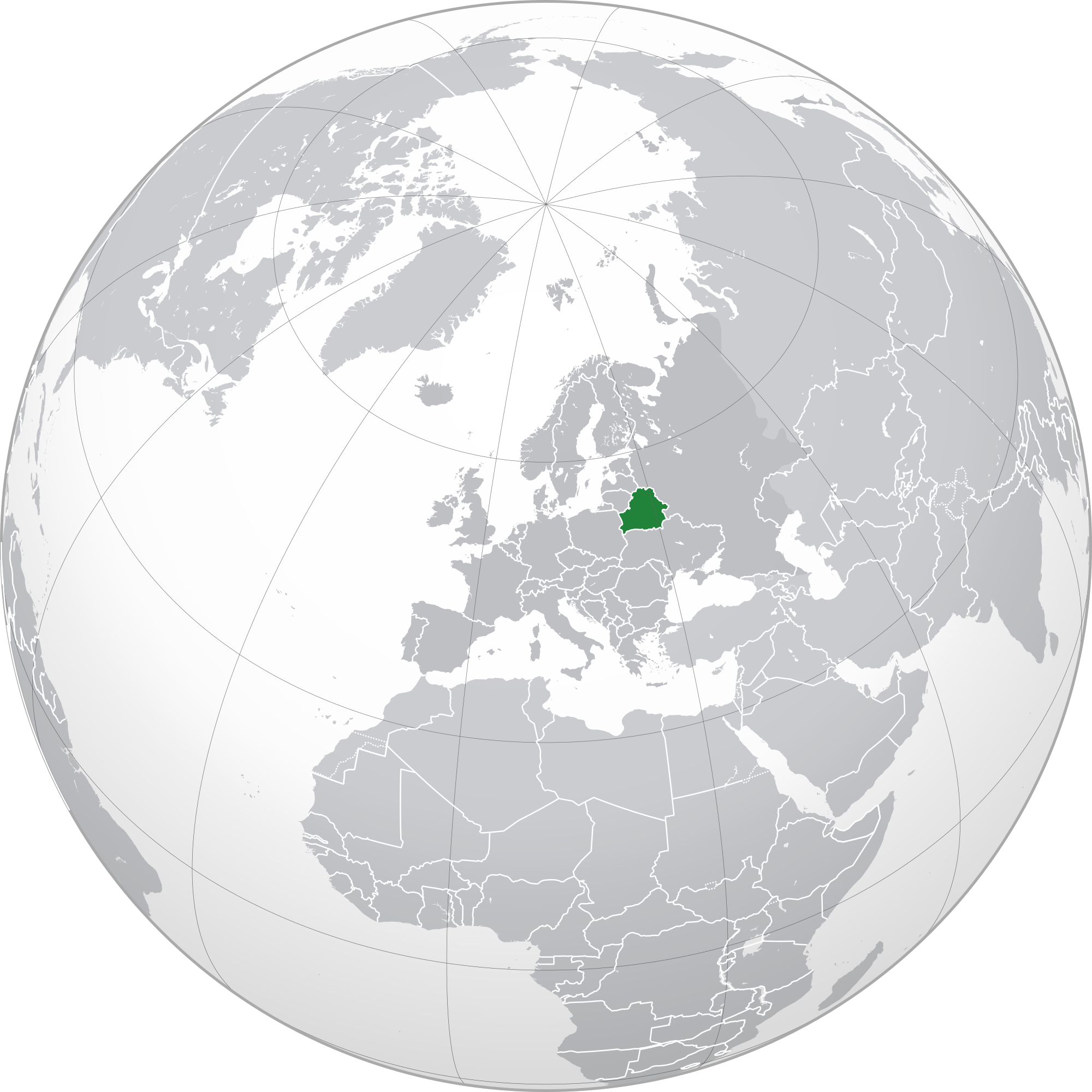 Location of Republic of Belarus