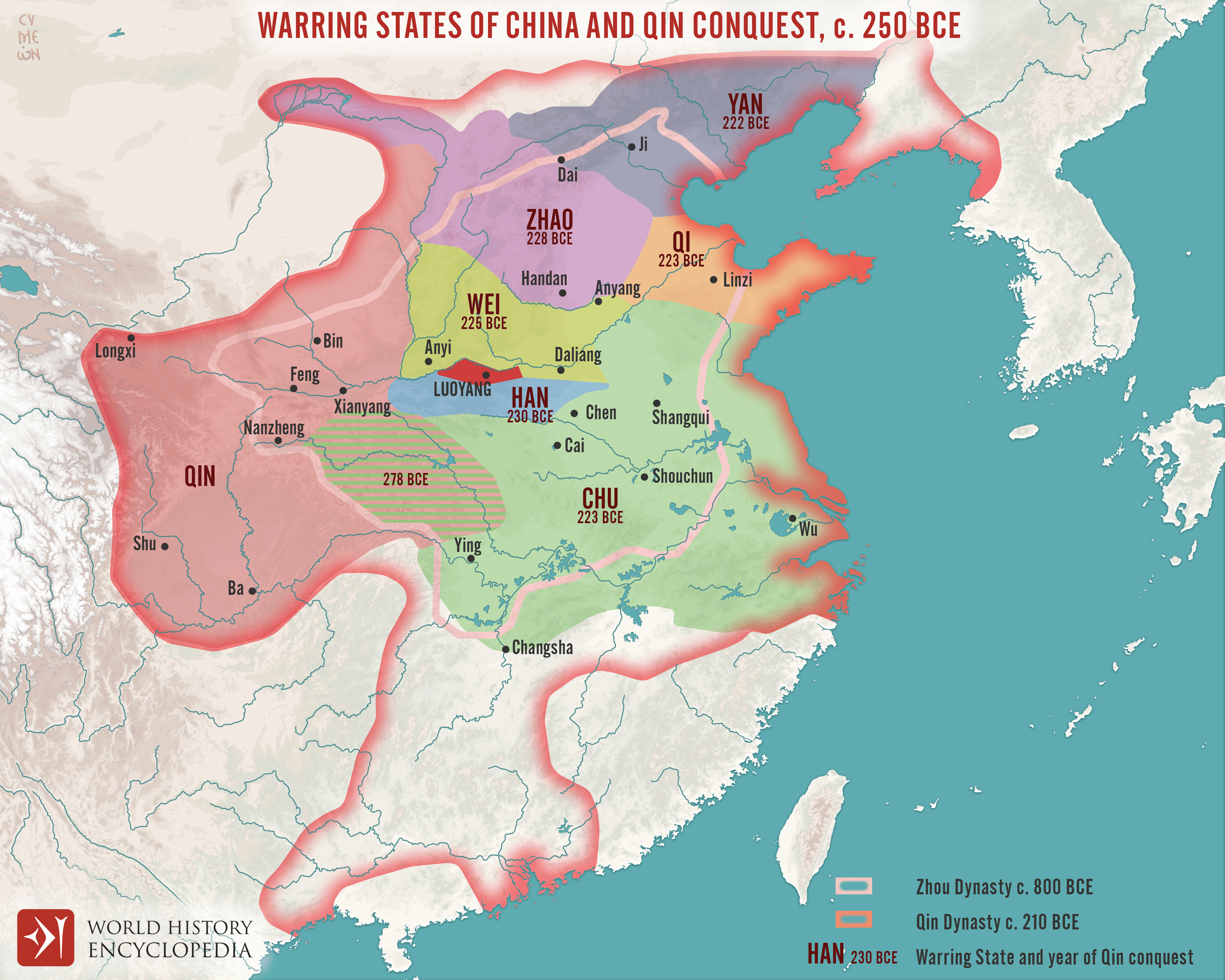 Warring states of china and Qin contest, circa 250 BCE.png