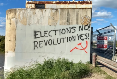 Austin red guard Anti-reformist graffiti.png