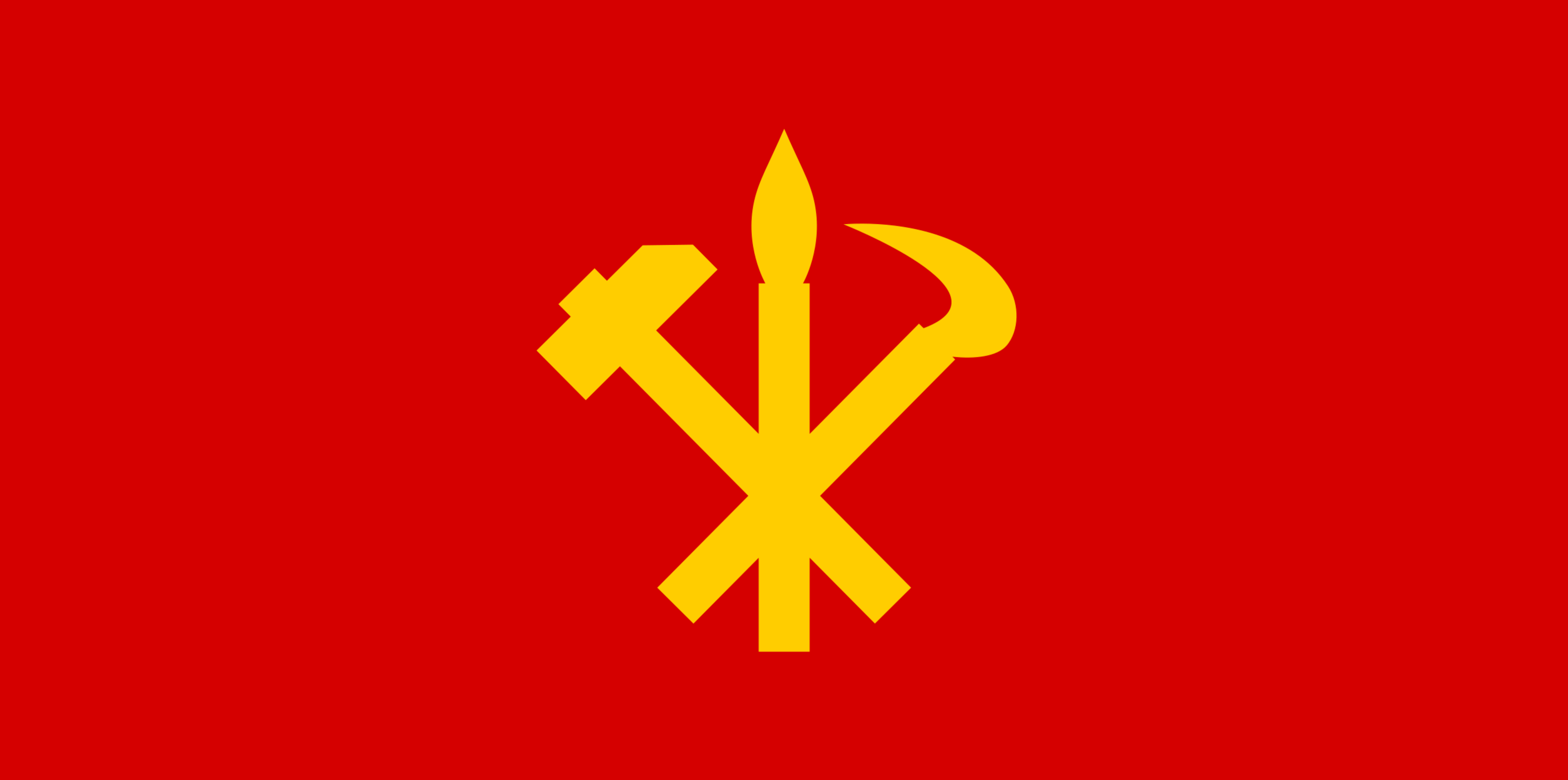 File:Flag of the Workers' Party of Korea.png
