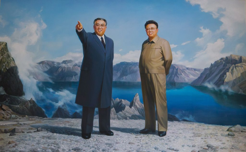 Kim Il Sung and Kim Jong Il.png