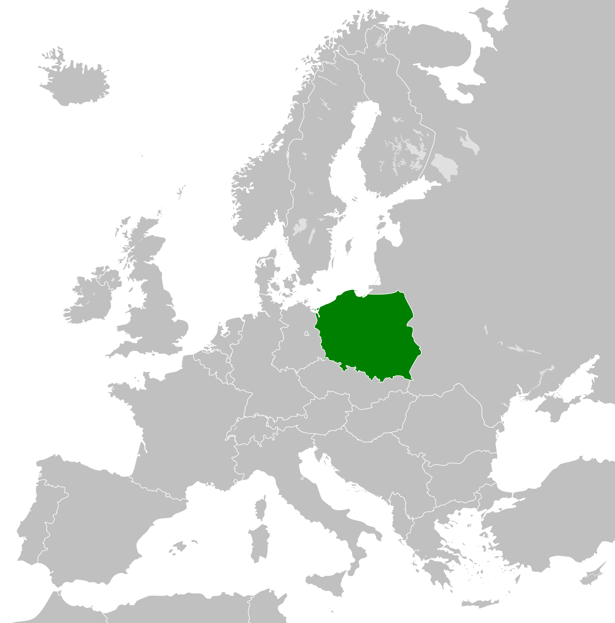 Location of Polish People's Republic