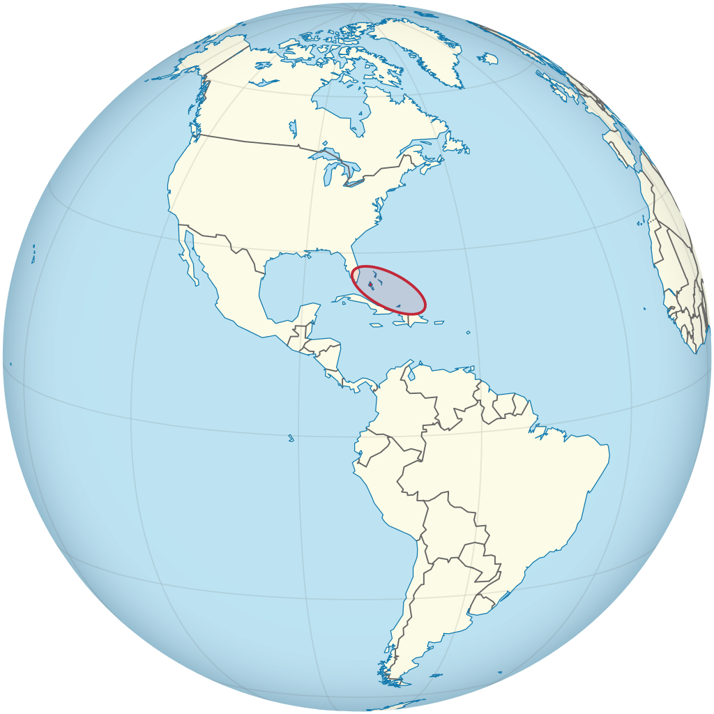 Location of Commonwealth of The Bahamas
