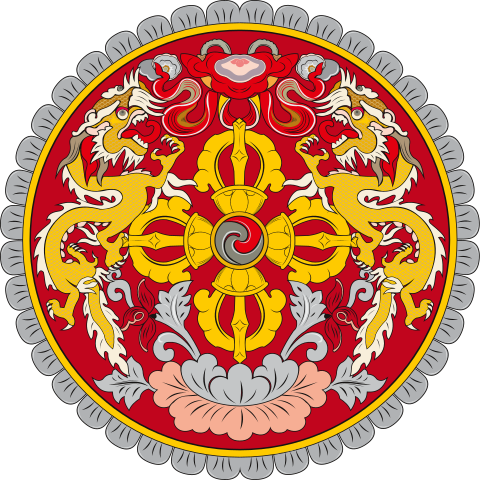 Coat of arms of Kingdom of Bhutan