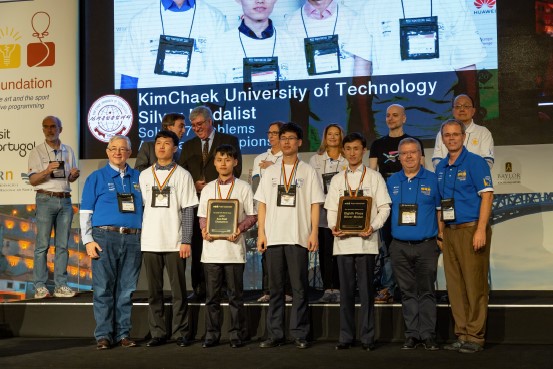 Kim Chaek University of Technology students at the 2019 International Collegiate Programming Contest.jpg