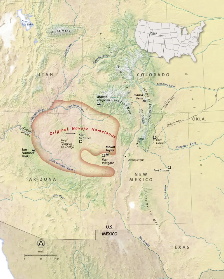 Location of Navajo Nation