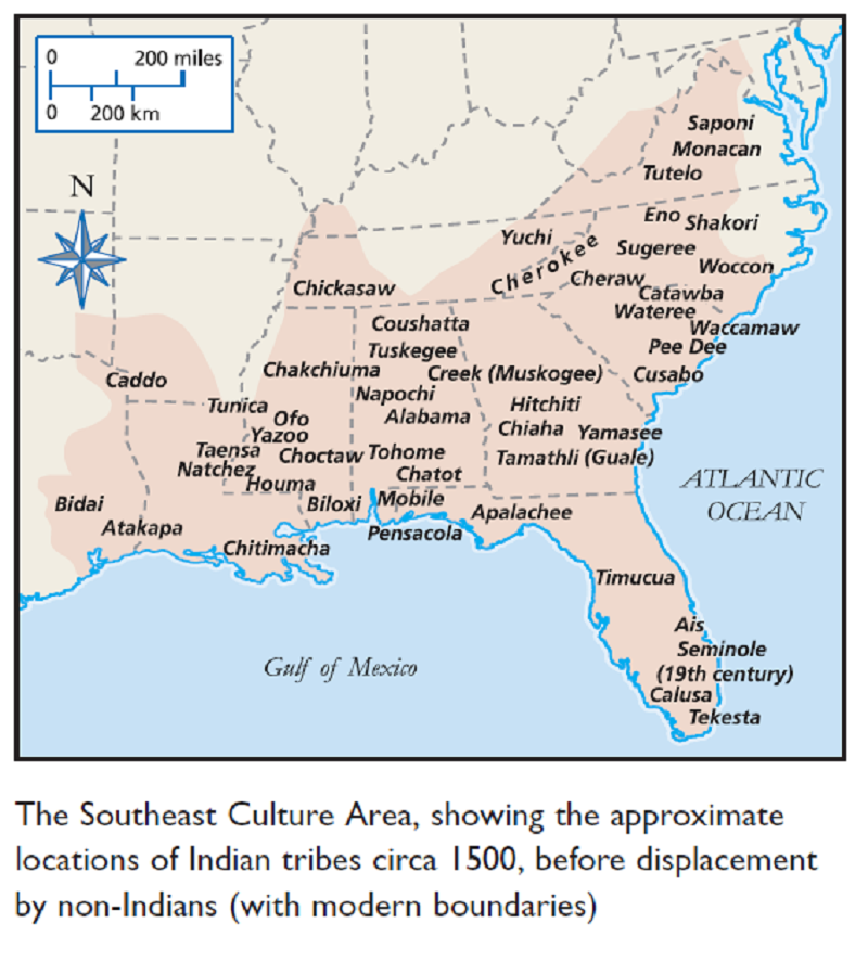 Southeast Culture Area of North America circa 1500.png