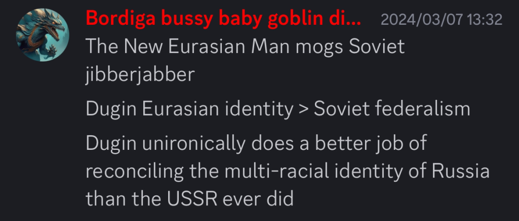 Gojira Dugin comment.png