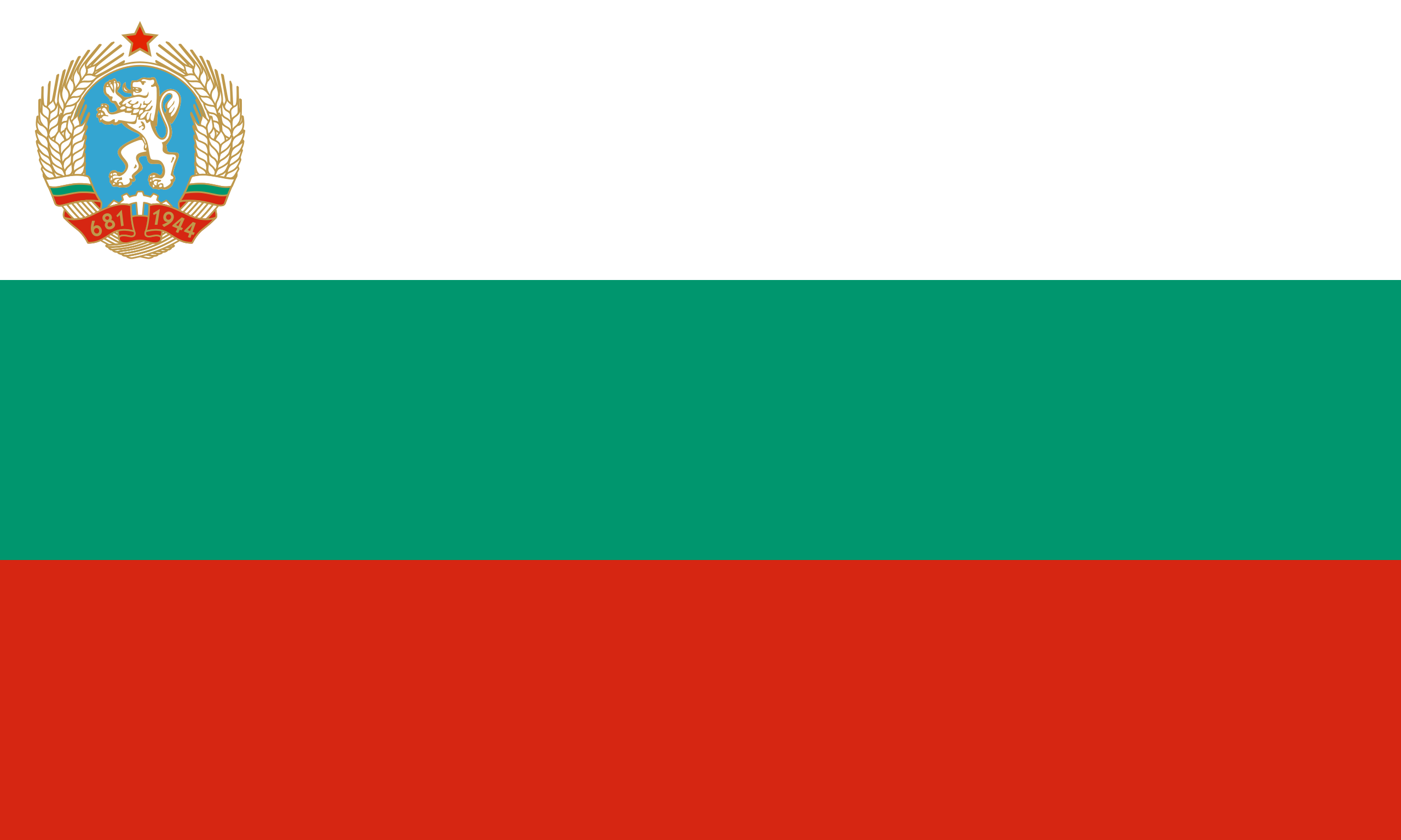 Flag of People's Republic of Bulgaria (1946–1990)