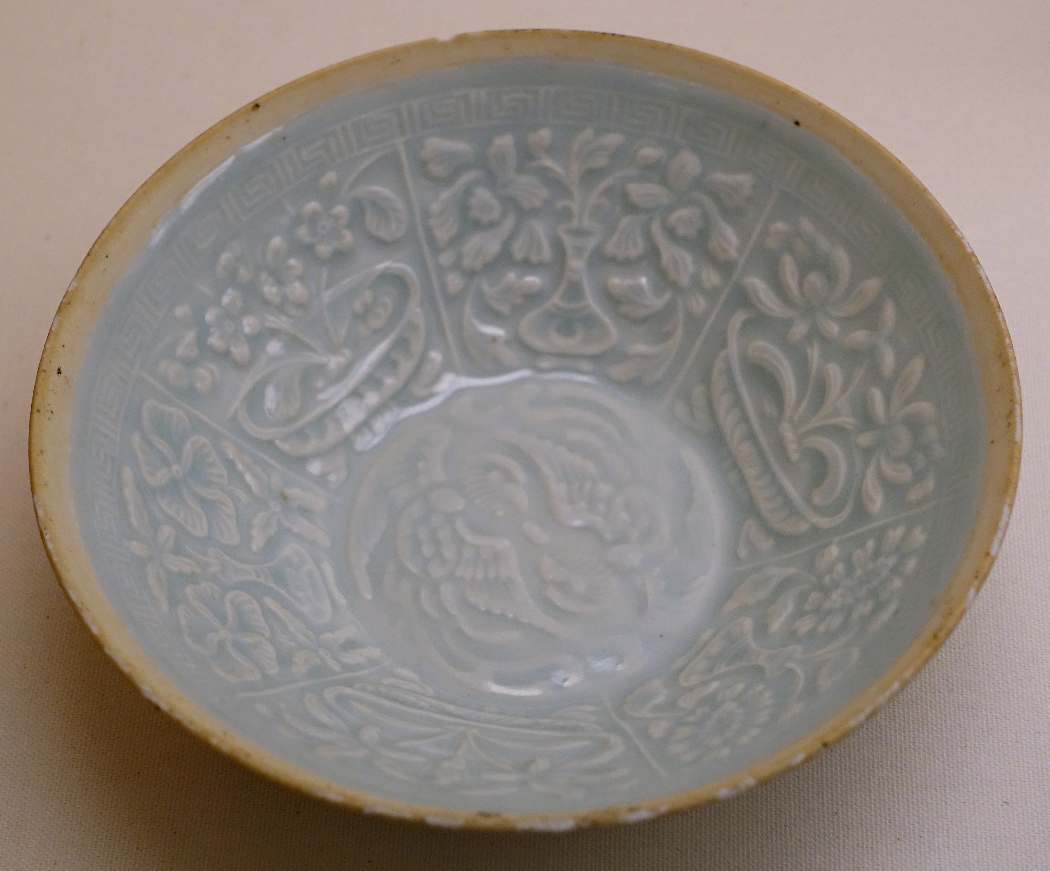File:Bowl, China, Jingdezhen kilns, Jiangxi province, Southern Song dynasty, 13th century AD, qingbai-glazed stoneware - Ethnological Museum, Berlin - DSC01992.jpg