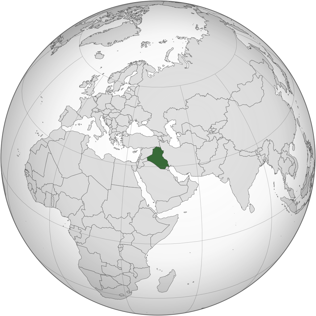 Location of Republic of Iraq