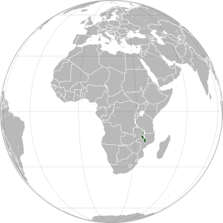 Location of Republic of Malawi