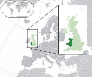 Location of Wales