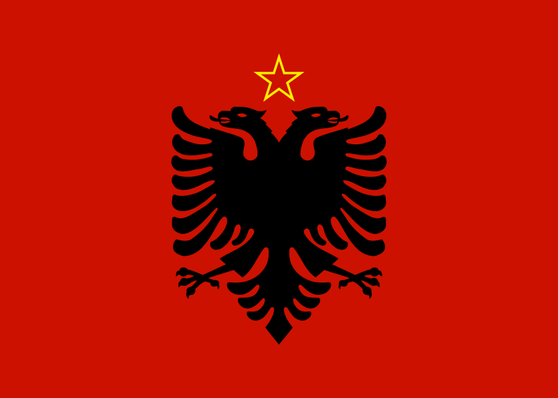 File:Flag of Albania (1946–1992).svg