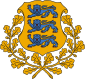 Coat of arms of Republic of Estonia