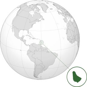 Location of Barbados
