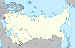 Location of Moldavian Soviet Socialist Republic