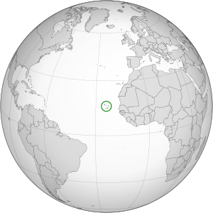 Location of Republic of Cabo Verde