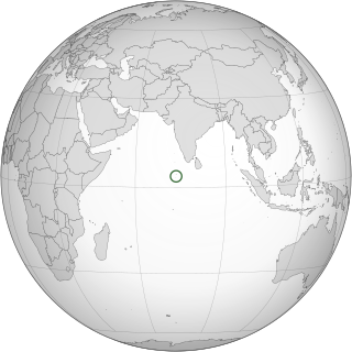 Location of Republic of Maldives