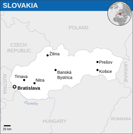 Location of Slovak Republic