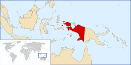 Location of Republic of West Papua