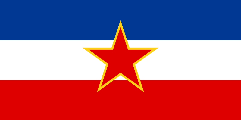 Archivo:Flag of Yugoslavia (1946-1992).svg