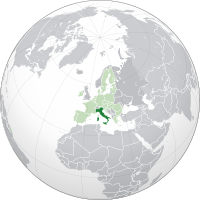 Location of Italian Republic