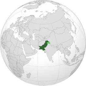 Beanspruchte Gebiete in hellgrün