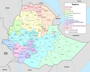 Map of zones of Ethiopia.svg