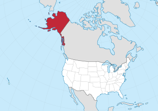 Location of Alaska