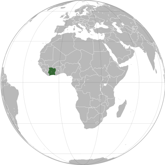 File:Côte d'Ivoire (orthographic projection).svg